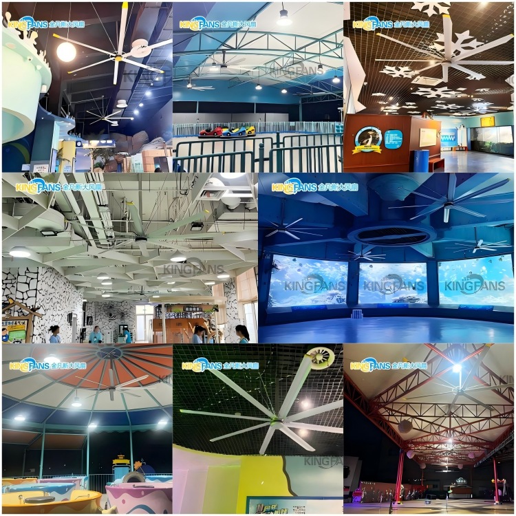 大型海洋公園選用金凡斯大風(fēng)扇 大型海洋公園選用金凡斯大風(fēng)扇